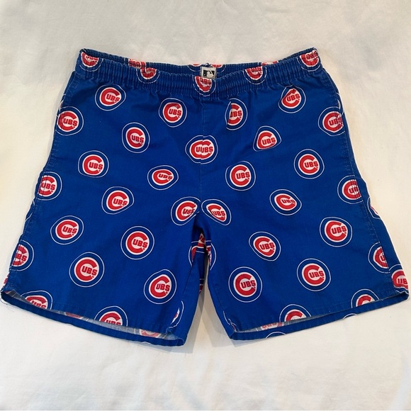 Vintage 1988 Chicago Cubs MLB College Concepts Canvas Shorts  Size S 28-30 - Picture 1 of 11